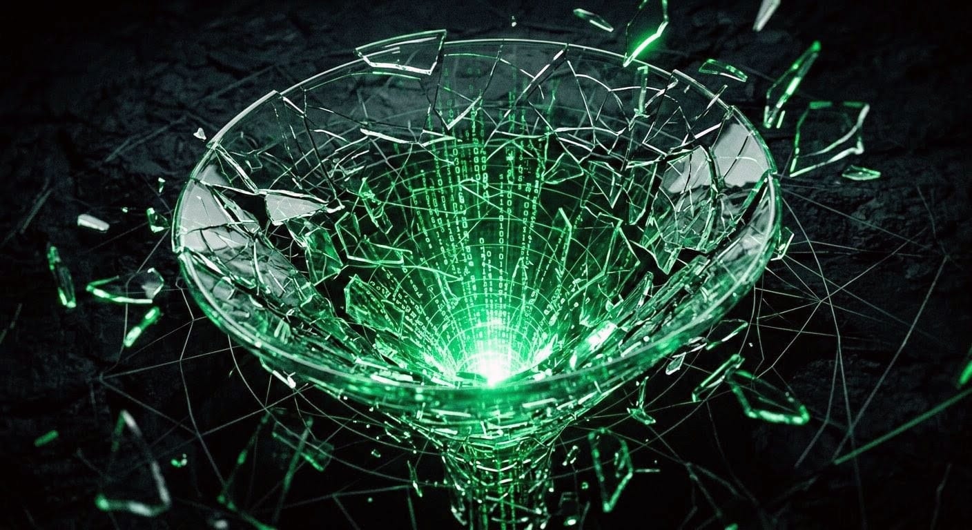 The Funnel Collapse: Why AI Search Just Made Your Proxy Metrics Obsolete